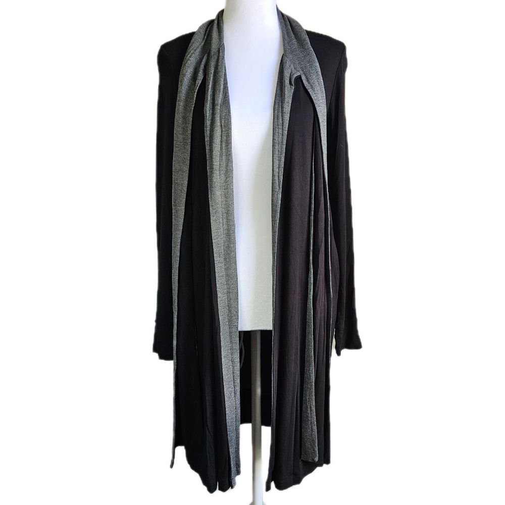 Capote Open Front Cardigan Womens XS Long Soft Warm Layered Cozy Winter‎ Capsule